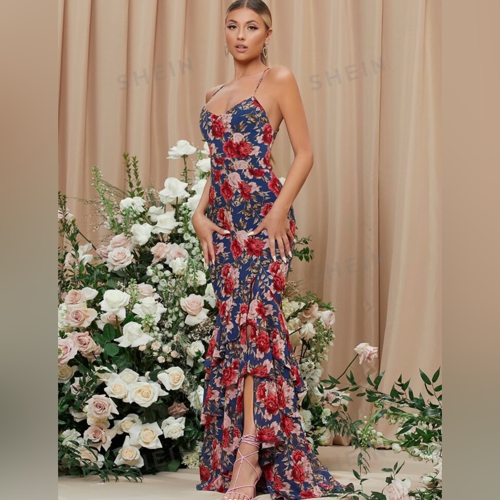 Floral maxi dress